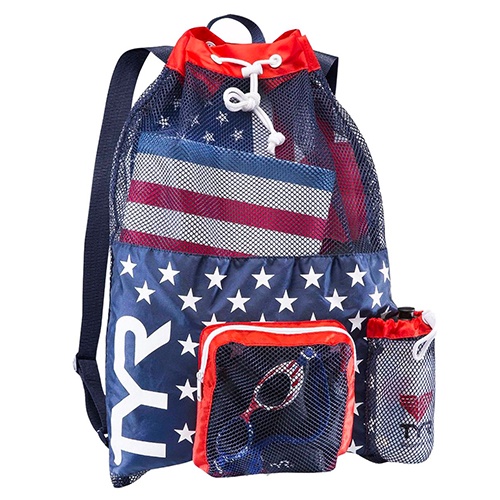 Túi lưới đựng đồ bơi TYR Big Mesh Mummy Backpack