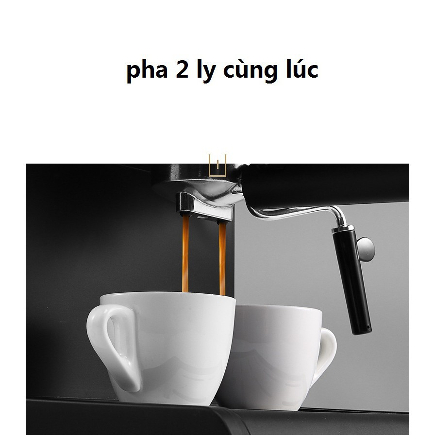 Máy pha cà phê tự động Donlim cho gia đình và văn phòng, máy pha cafe chuẩn Espresso cao cấp