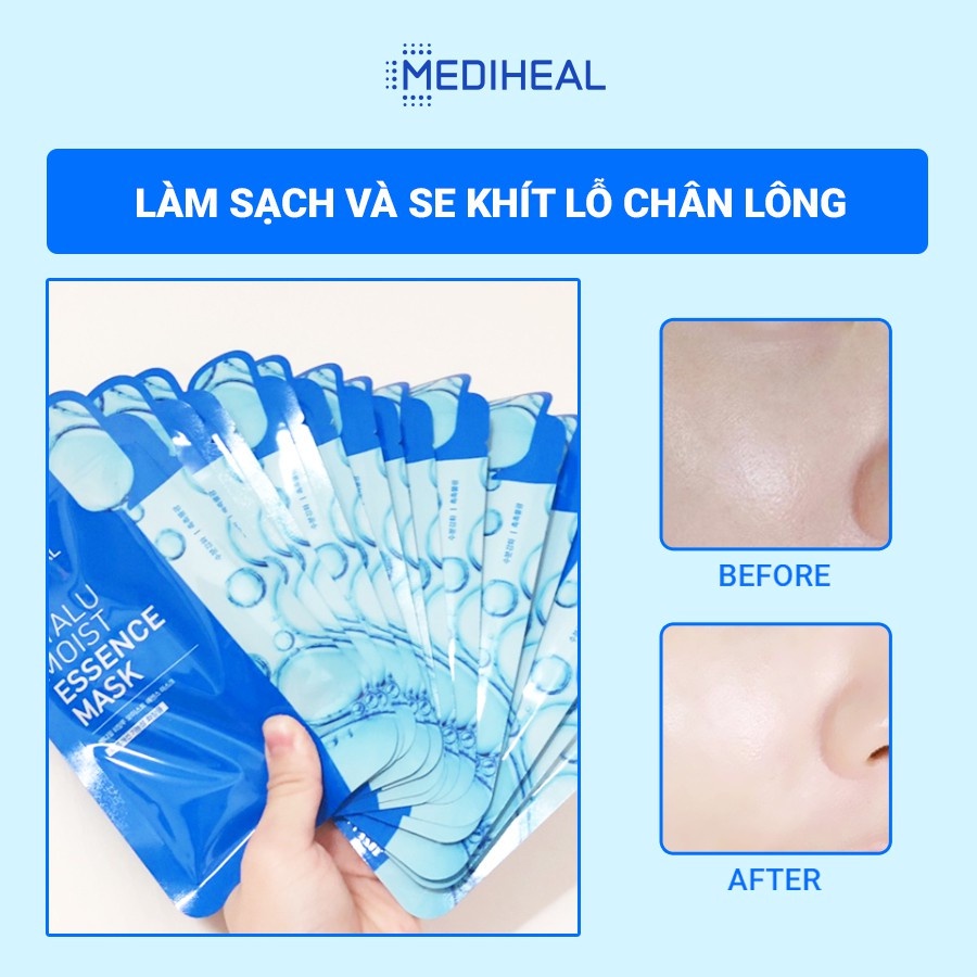 Mặt nạ Mediheal tinh chất dưỡng ẩm chuyên sâu Essence 20ml - Hyalu Moist