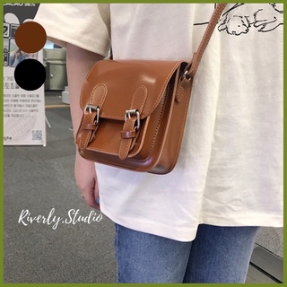 Túi đeo chéo nhỏ Cambridge Vintage mùa hè Ulzzang Hàn Quốc MS4417