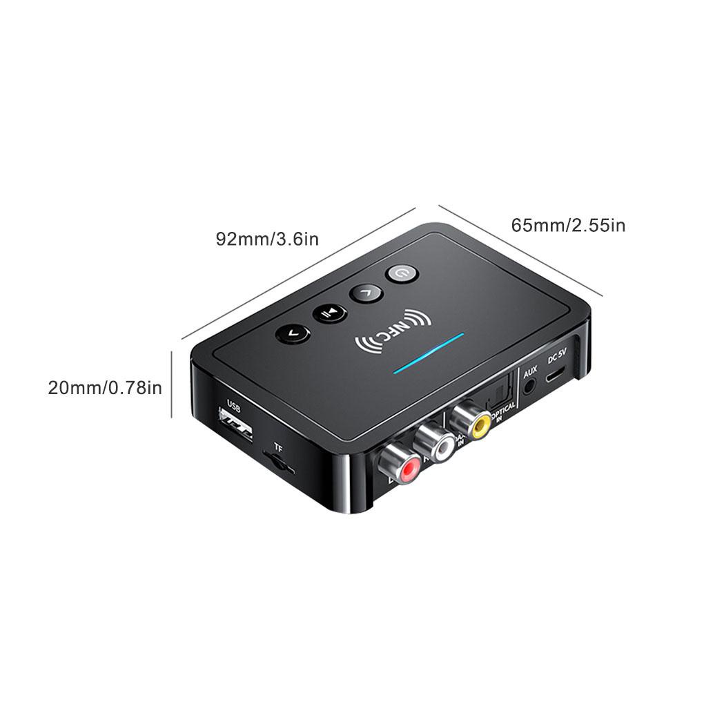 Bộ ChuyểN ĐổI Âm Thanh Bluetooth 5 0 FM Stereo AUX 3 5mm RCA