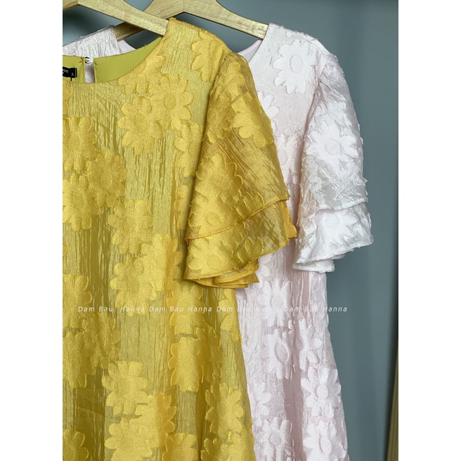 [HANNA] Đầm bầu dự tiệc sang chảnh cho mẹ trẻ có size 40-80kg mẫu xinh vải cao cấp thoáng mát không nhăn đầm dài qua gối