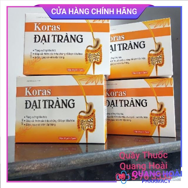 Koras Đại Tràng hỗ trợ cho người viêm đại tràng, ổn định tiêu hóa