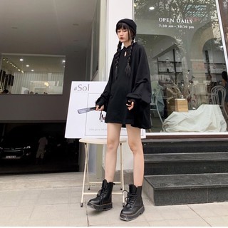 🕷ĐẦM CỔ TÀU FORM RỘNG 🍬🍬