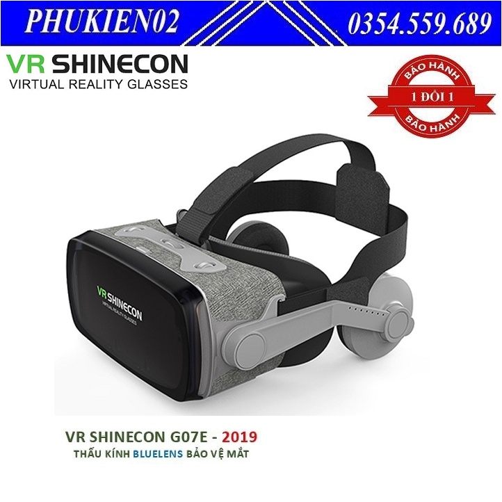 Kính thực tế ảo Shinecon VR G07E - trải nghiệm chất lượng hình ảnh, âm thanh chân thật tới từng chi tiết