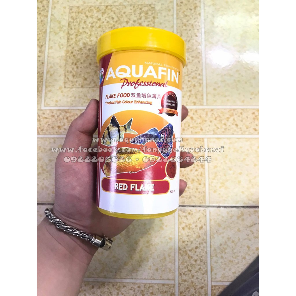 Thức ăn cho cá cảnh - AquaFin ( Red Flake 500ml)