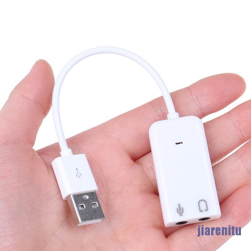 CHANNEL Bộ Chuyển Đổi Thẻ Âm Thanh 7.1 Kênh Cổng Usb Kèm Dây Cáp 3.5mm