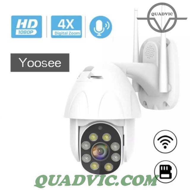 CAMERA IP NGOÀI TRỜI YOOSEE D-11S LED-FULL HD 1080p hỗ trợ thẻ lên đến micro SD 128GB N00229 QUADVIC.COM