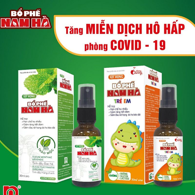 Xịt Họng Bổ Phế Nam Hà Hỗ Trợ Giảm Ho- Rát Họng- Long Đờm