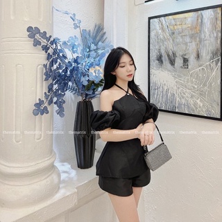 Áo tafta cổ yếm (ảnh thật tự chụp)