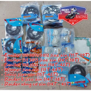Nhông Dĩa Recto Exciter 135/150 , Winner, Raider, Sonic