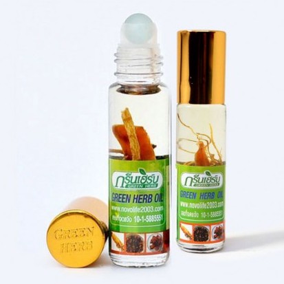 🍬CANDY🍬 Dầu Lăn Nhân Sâm Thảo Dược Green Herb Oil 8cc ( 1 LỐC)