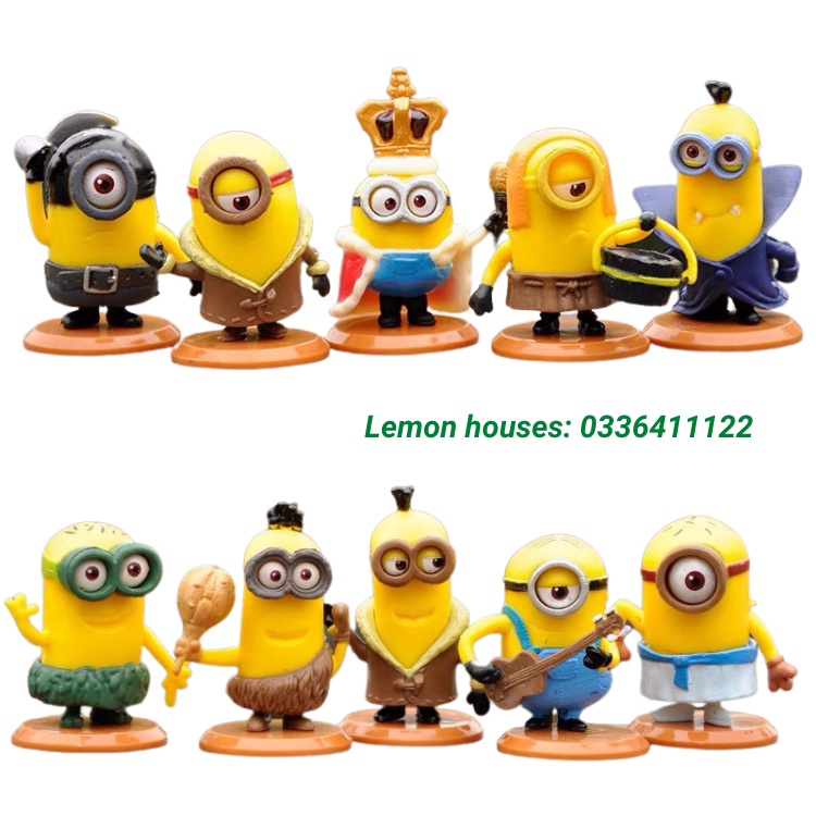 Hộp quà Minion siêu đáng yêu kích thước minion 6cm