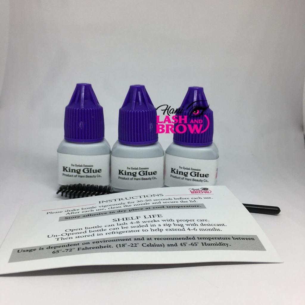 Keo nối mi khô chậm Hani King Glue V1 - 2.5s đến 3s - Siêu bền - KKG3 Không kích ứng