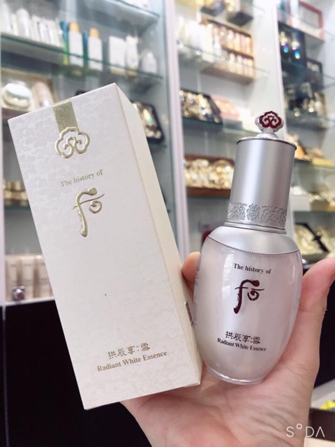 10 gói date 2026 - Tinh dầu sáng da Đông Y Whoo Radiant Whitening Essence