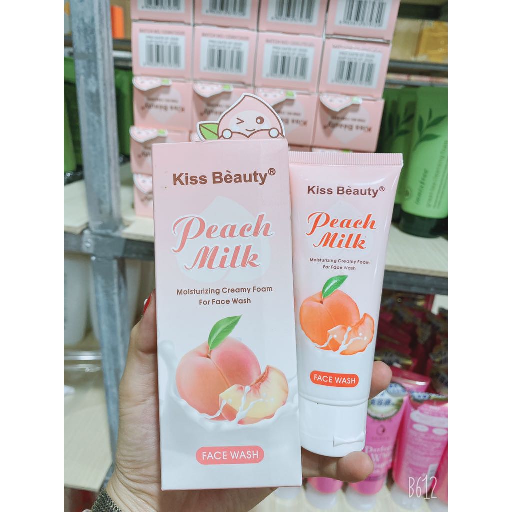Sữa rửa mặt bọt mịn Peach Milk của kissbeauty D412 | BigBuy360 - bigbuy360.vn