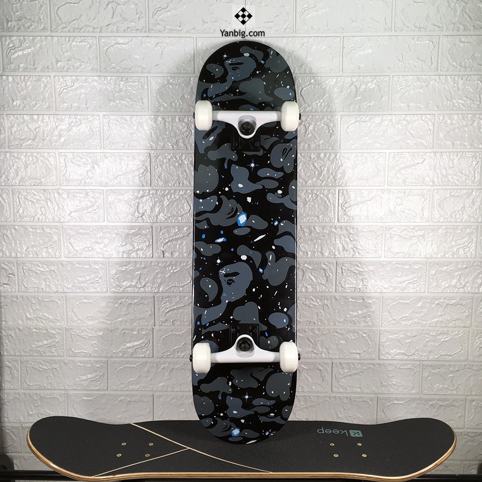 🔥Ván Trượt Skateboard Bape Đen VTS22🔥