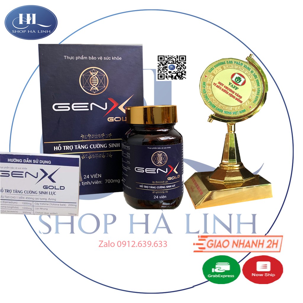 [Mã 66FMCGSALE hoàn 8% xu đơn 500K] ✅[DATE 2024] GEN X GOLD - Viên Uống Tăng Cường Sinh Lý Nam - GXG1 | BigBuy360 - bigbuy360.vn