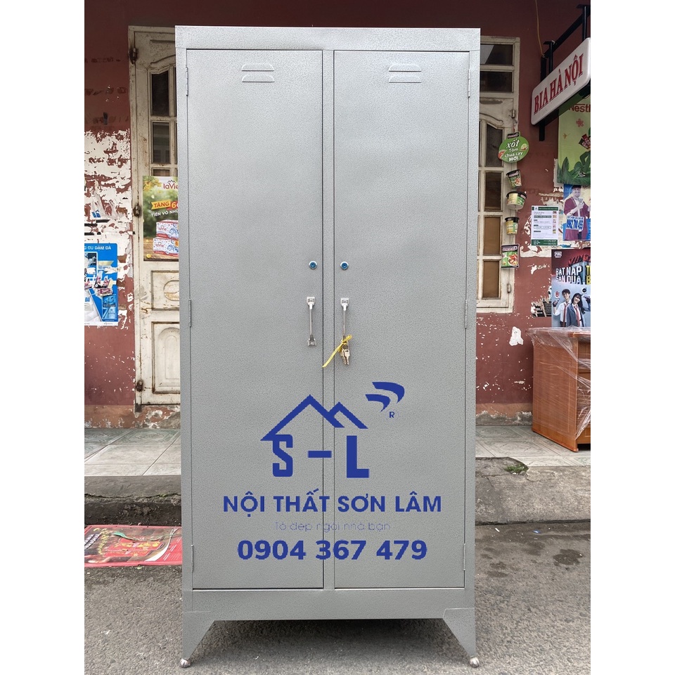 Tủ hồ sơ sắt văn phòng 2 cánh 8 ngăn trong giá rẻ