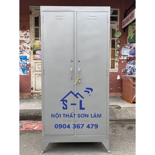 Tủ hồ sơ sắt văn phòng 2 cánh 8 ngăn trong giá rẻ