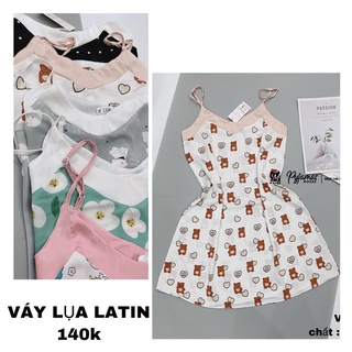 VÁY LỤA LATIN in full 5d mềm mịn, nhẹ