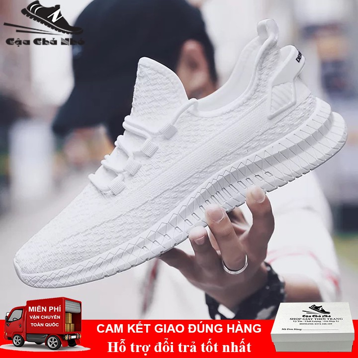 Giày Sneaker thể thao nam trắng GTT-29T - Giày Thể Thao Nam Nữ Phú Thương