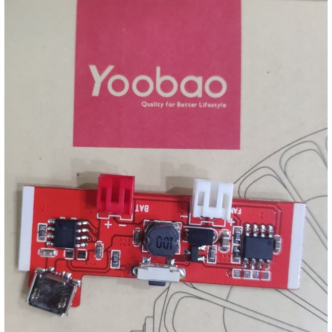 Mạch thay thế quạt kẹp YooBao F04, Funlab F03