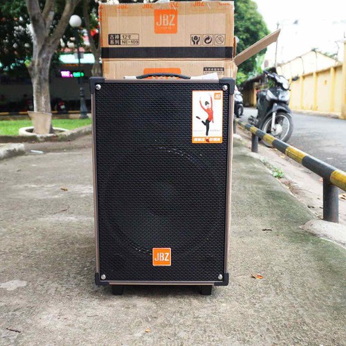 [MIEN PHI SHIP] Loa Kéo Karaoke Bluetooth JBZ NE109 Bass 3 Tấc, Remote - BH 6 Tháng