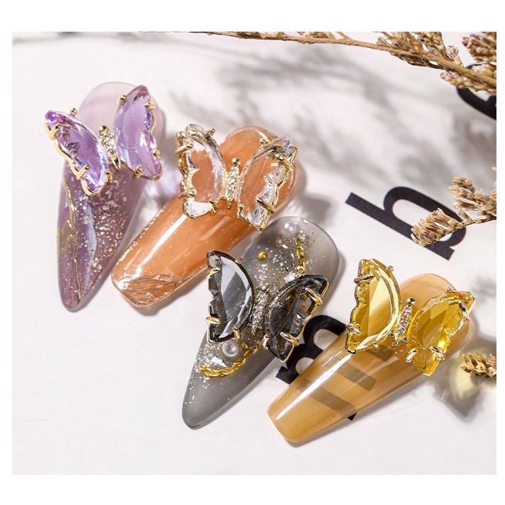 Charm nơ nail cao cấp giá rẻ,charm đính móng tay,móng chân