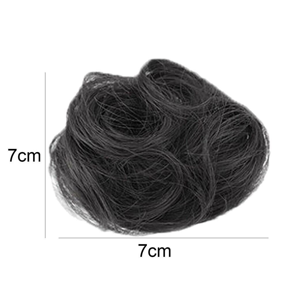 Búi Tóc Giả Xoăn Mini Có Kẹp Càng Cua Cho Nối Tóc