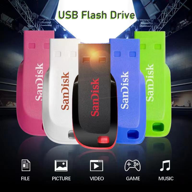 Sandisk Flash Drive 4Gb 8Gb 16Gb 32Gb 64gb 128Gb Usb 2.0 Mẫu Cruzer Sdcz50