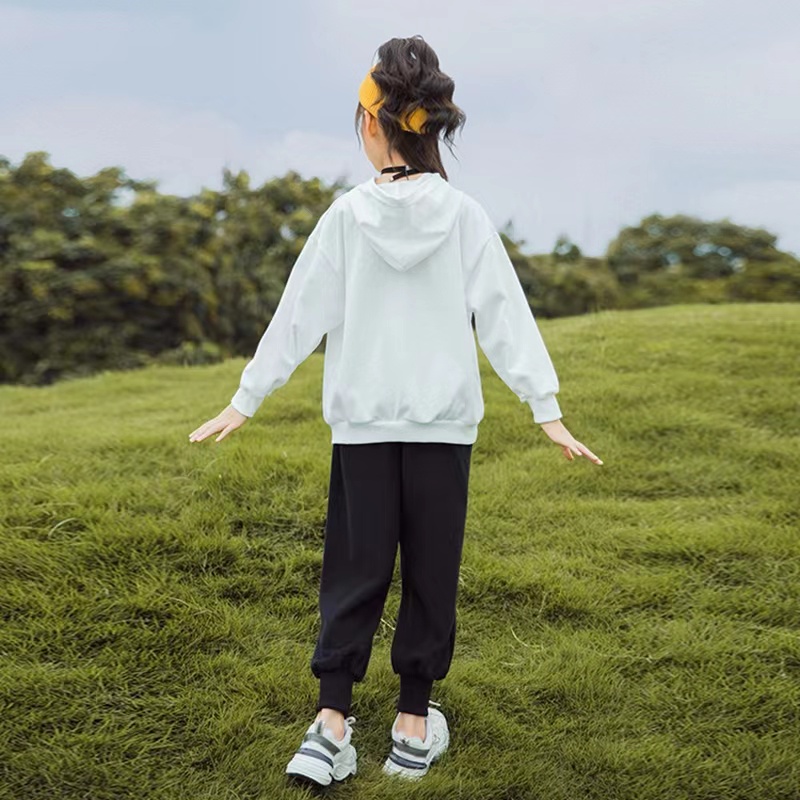 Áo Hoodie Dáng Rộng In Họa Tiết Phong Cách Học Sinh Dễ Phối Đồ
