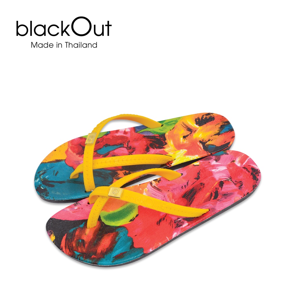 Dép xỏ ngón đế in blackOut hoa văn sơn