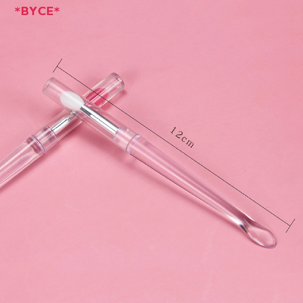 1 Cọ Tô Son Môi Bằng Silicone Kèm Nắp Đậy Chống Bụi Tiện Dụng Mới