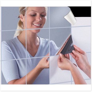 Gương kính decal dán tường chống nước 50x100cm