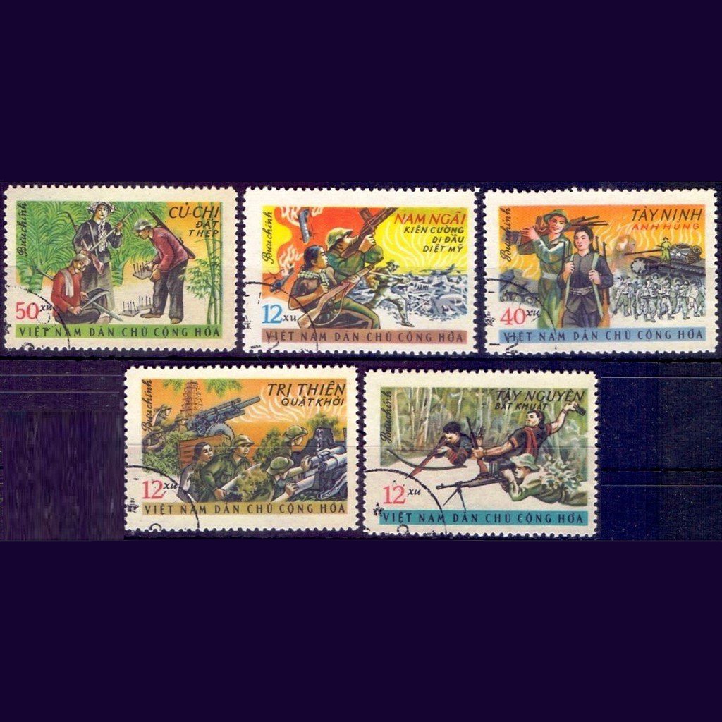Tem sưu tập Việt Nam Miền Nam chiến thắng 1969