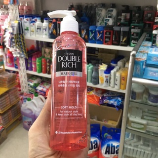 Gel tạo kiểu tóc Double Rich Sorf Hold giữ nếp tự nhiên 250ml