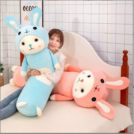Thú nhồi bông , gối ôm hình thú ngộ nghĩnh đáng yêu dễ thương mềm mại co dãn size 110cm
