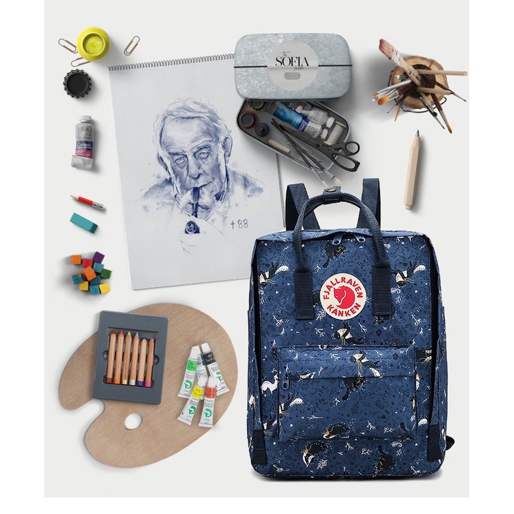 Balo Đi Học Thời Trang Unisex  Chống Nước Kanken art 2019- Đựng vừa laptop 14 inch