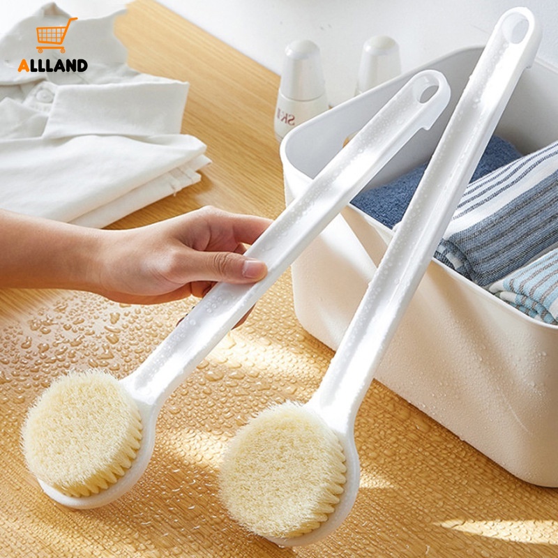 Bàn Chải Chà Lưng Tẩy Tế Bào Chết Với Tay Cầm Dài Mềm Mại Tiện Dụng Cho Nhà Tắm
