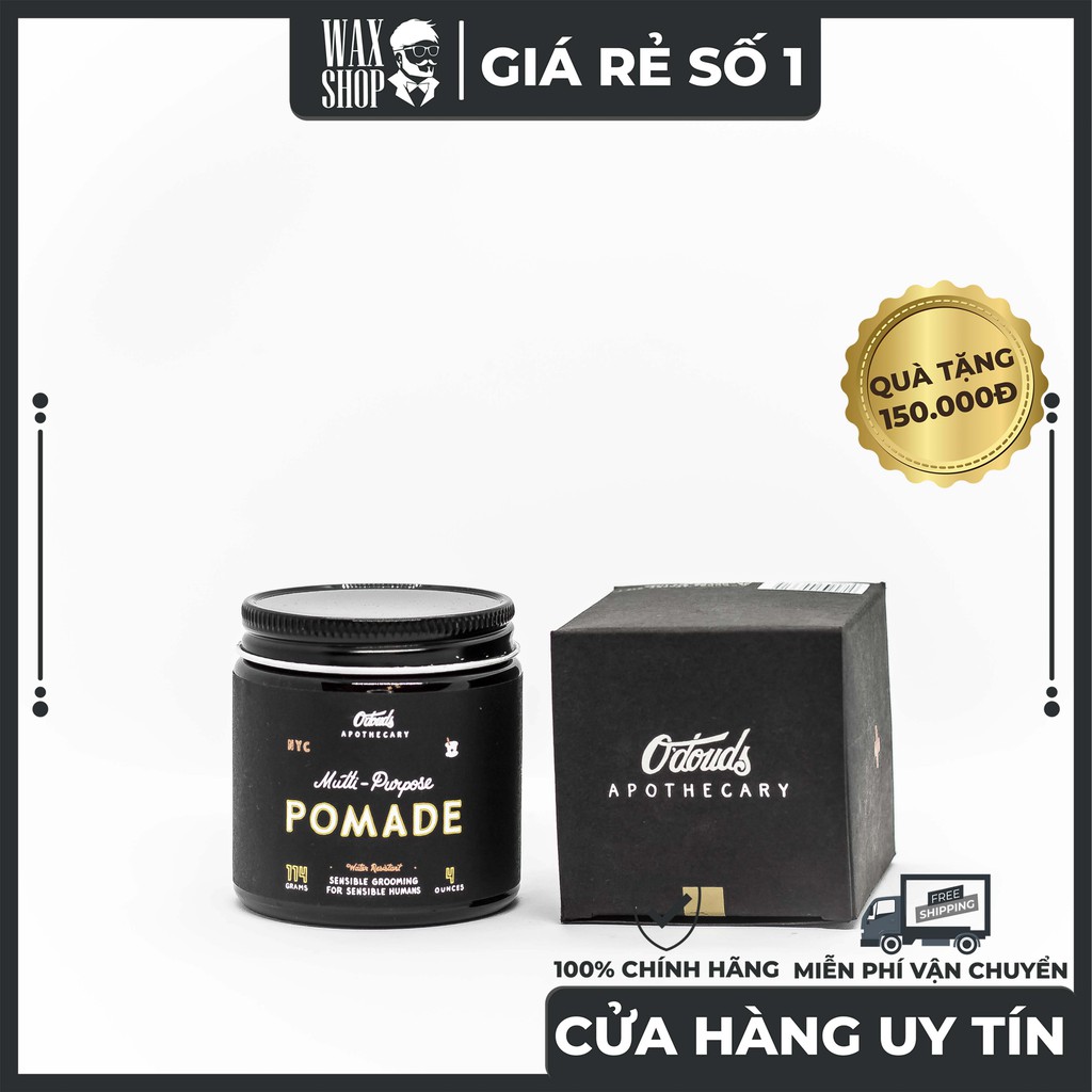 Sáp Vuốt Tóc Multi Purpose Pomade(O'douds) ⚡[Chính Hãng]⚡Dùng Được Cho Nhiều Trường Hợp, Tặng Kèm Pre-Styling Oil + Lược