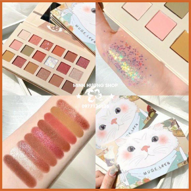 Bảng Phấn Mắt MUGE LEEN 18 Màu Cao Cấp