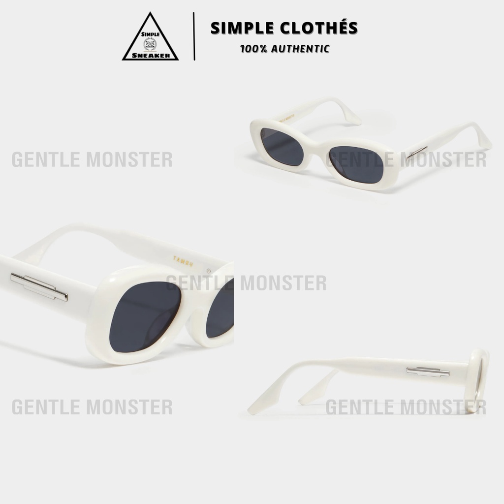KÍNH GENTLE MONSTER TAMBU🔥CHÍNH HÃNG🔥Sunglasses Gentle Monster  Màu Trắng - SIMPLE SNEAKER