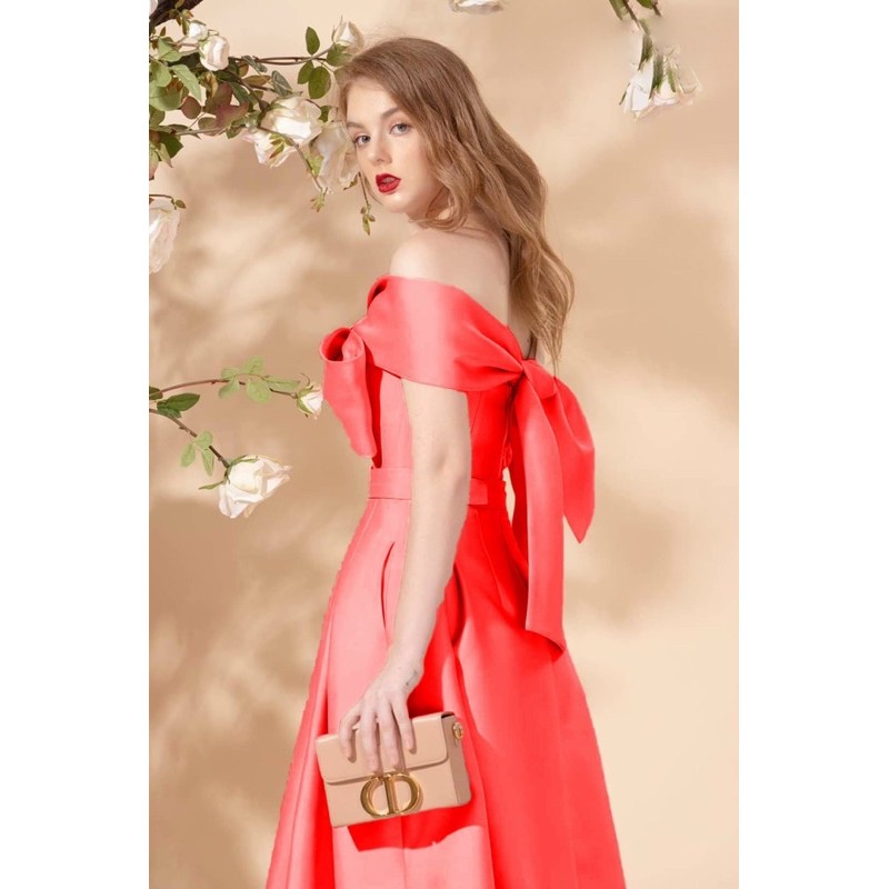 Đầm dự tiệc xếp ly tùng váy TRIPBLE T DRESS kèm phụ kiện phối dc 2-3 kiểu váy - size M/L (kèm ảnh/video thật) MS321V