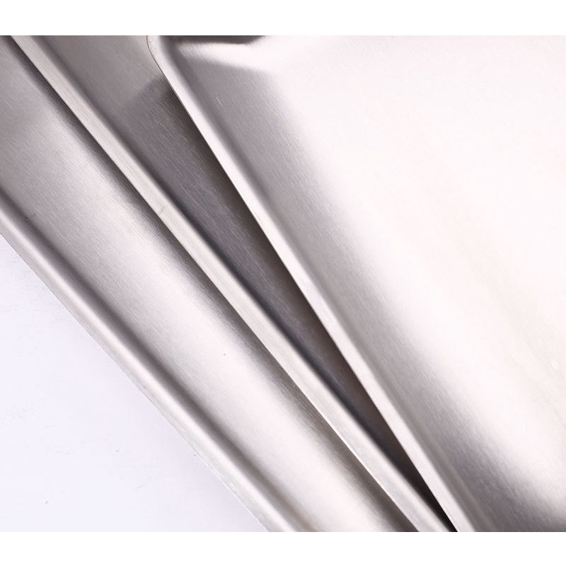 Đĩa inox Hàn Quốc TINOX Dĩa inox vàng chữ nhật đựng thịt nướng dụng cụ y tế filler botox