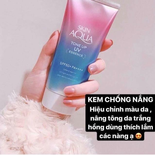 [HÀNG Auth - TOP 1 shopee] Skin Aqua Tone Up - Kem Chống Nắng Nâng Tone Da Thần Kỳ Đến Từ Nhật Bản