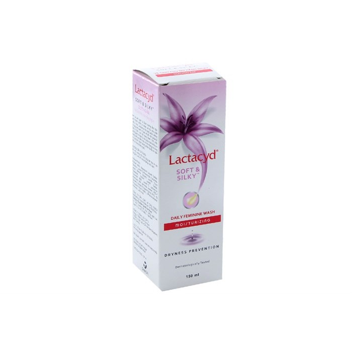 Dung dịch vệ sinh phụ nữ Lactacyd Soft & Silky 150ml