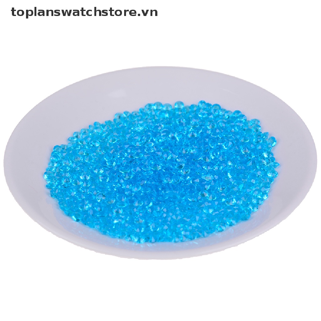 Set 1000 Viên Pha Lê Giả Kim Cương 4mm Trang Trí Bàn Tiệc