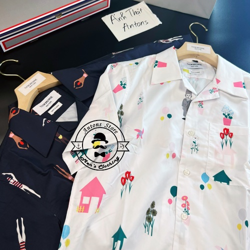 Sơ Mi Thom Browne Swimmer Print