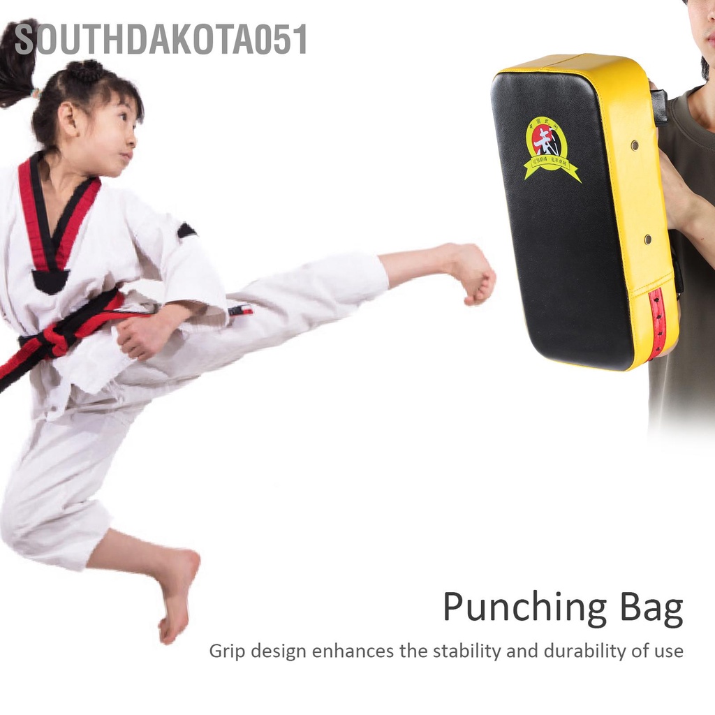 [Hàng Sẵn] Đích đấm võ thuật boxing Taekwondo Hình vuông bằng da PU đeo tay tiện dụng chất lượng cao【Southdakota051】